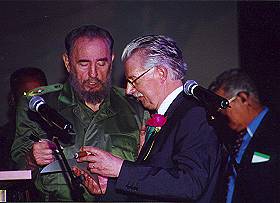 Fidel Castro und Samuel Menzi